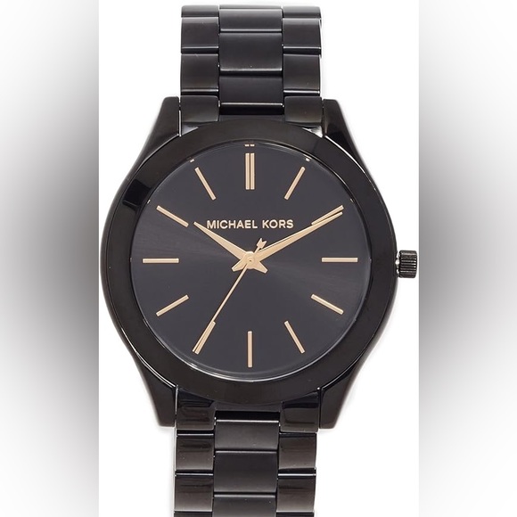 Michael Kors Black Ladies Watch - Picture 2 of 3